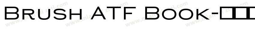 Brush ATF Book字体转换